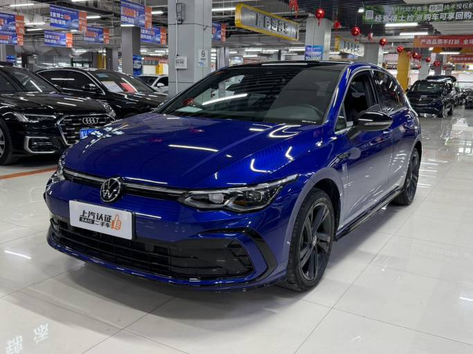 Volkswagen Golf 1.4T 150HP 2WD 2021 | Синий — фото 1