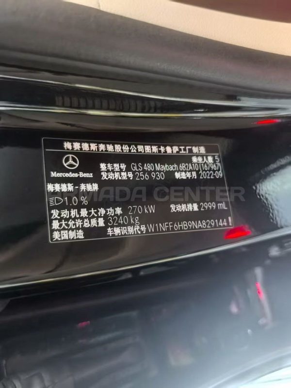 Mercedes-Maybach GLS 480 4MATIC 2022 Interior