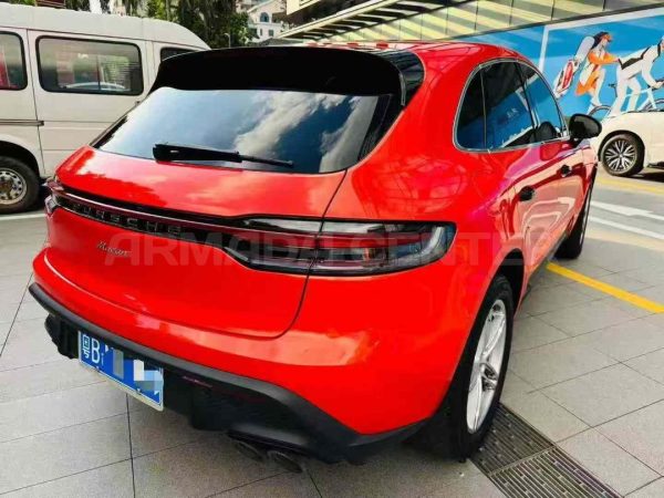 Премиальный салон Porsche Macan 2021 года, красный, пробег 25 000 км