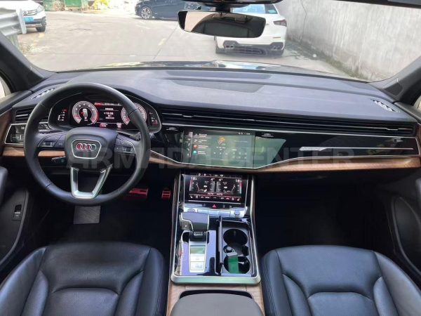 Audi Q7 55TFSI Quattro S line Sports 2022 Rear View