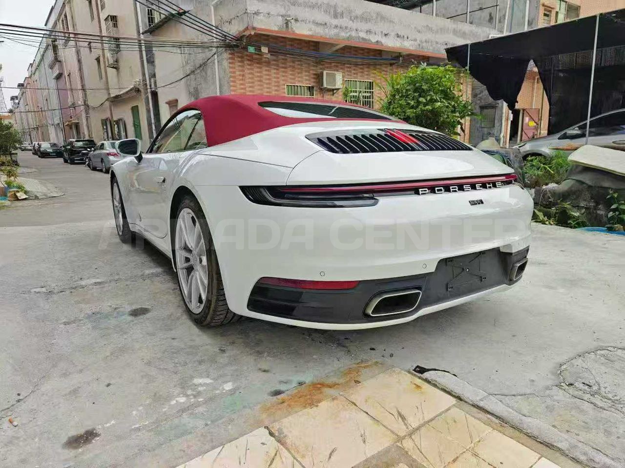Porsche 911 Carrera Cabriolet 2023 Rear View