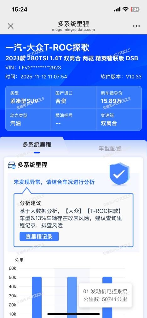 Volkswagen Tange 1.4T 150HP 2WD 2021 | VIN 172923 — изображение 9