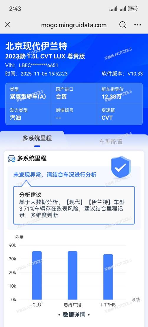 Hyundai Elantra 1.5L 115HP 2WD 2022 | VIN 276651 — изображение 23