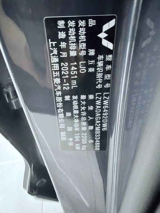 Wuling Kaijie 2022 Capgemini 1. 5T Stepless Flagship Model | Арт. CN-11659 — изображение 6
